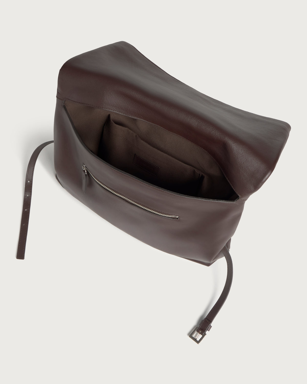 Bolso marrón nogal piel Archivo