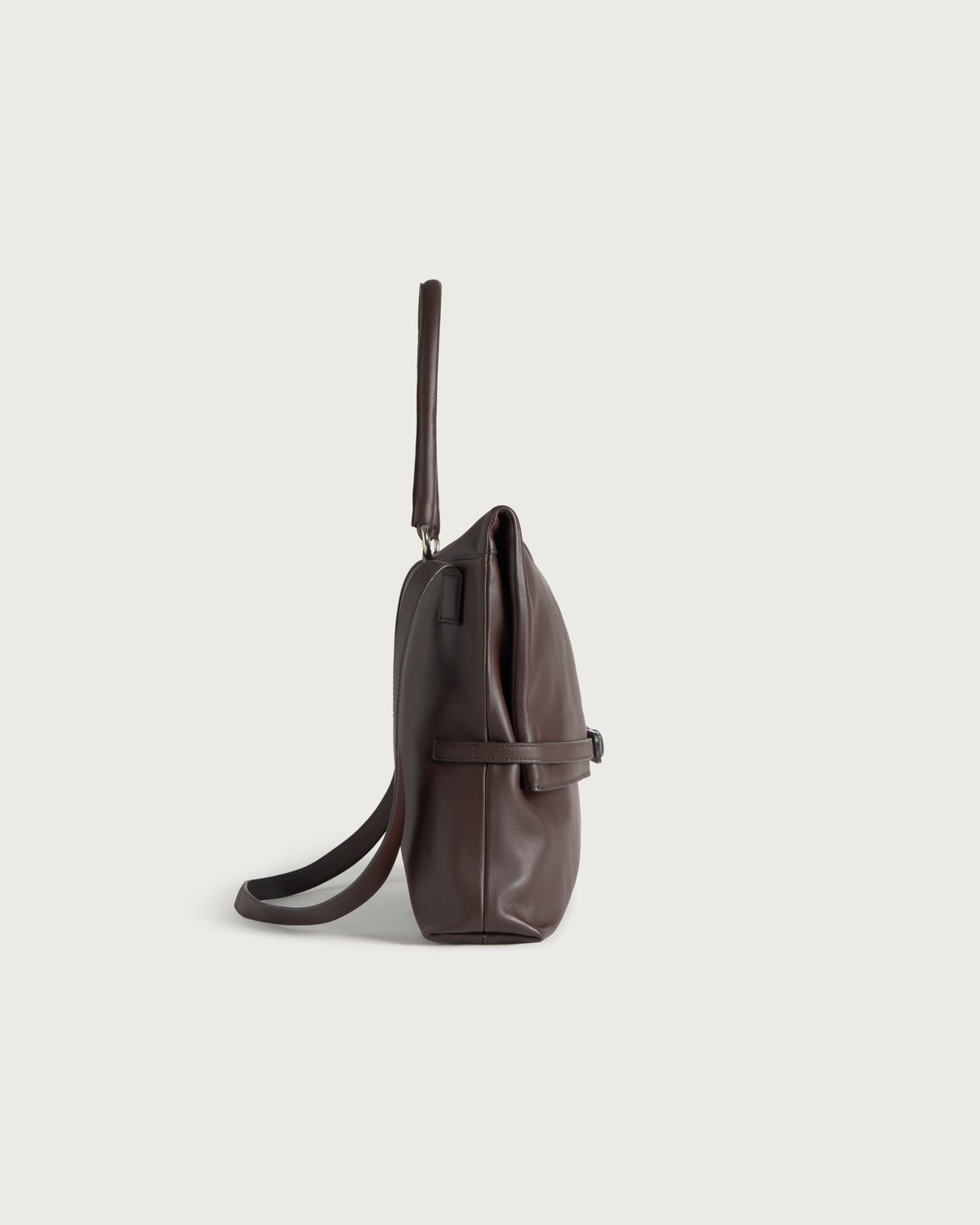 Bolso marrón nogal piel Archivo