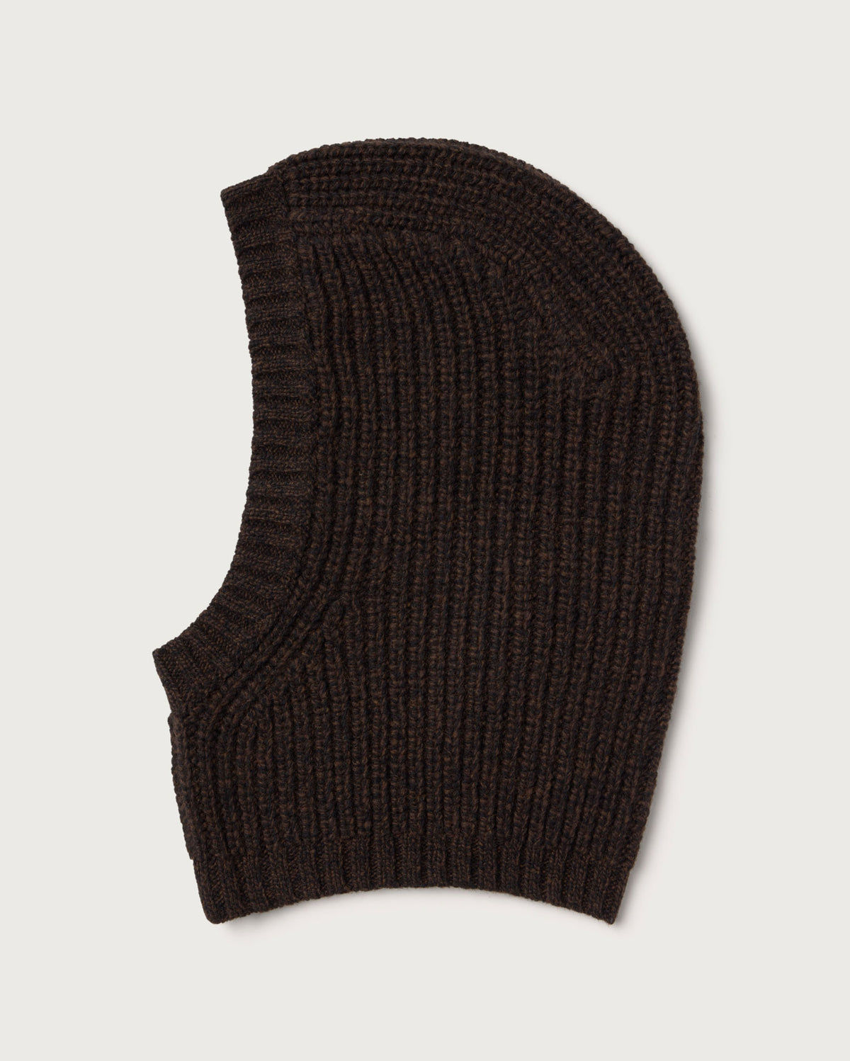 Balaclava lana marrón Jude sostenible silueta - 1