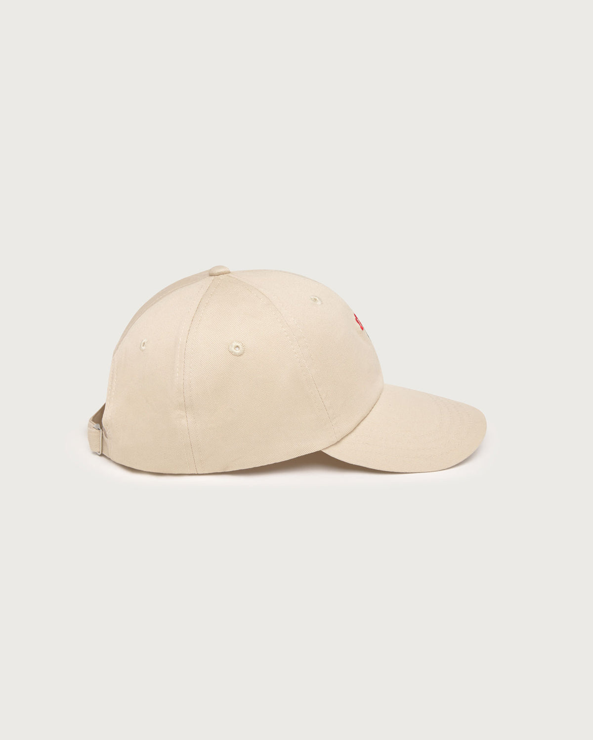Gorra cruda bordada Flower TM Chris sostenible silueta - 3