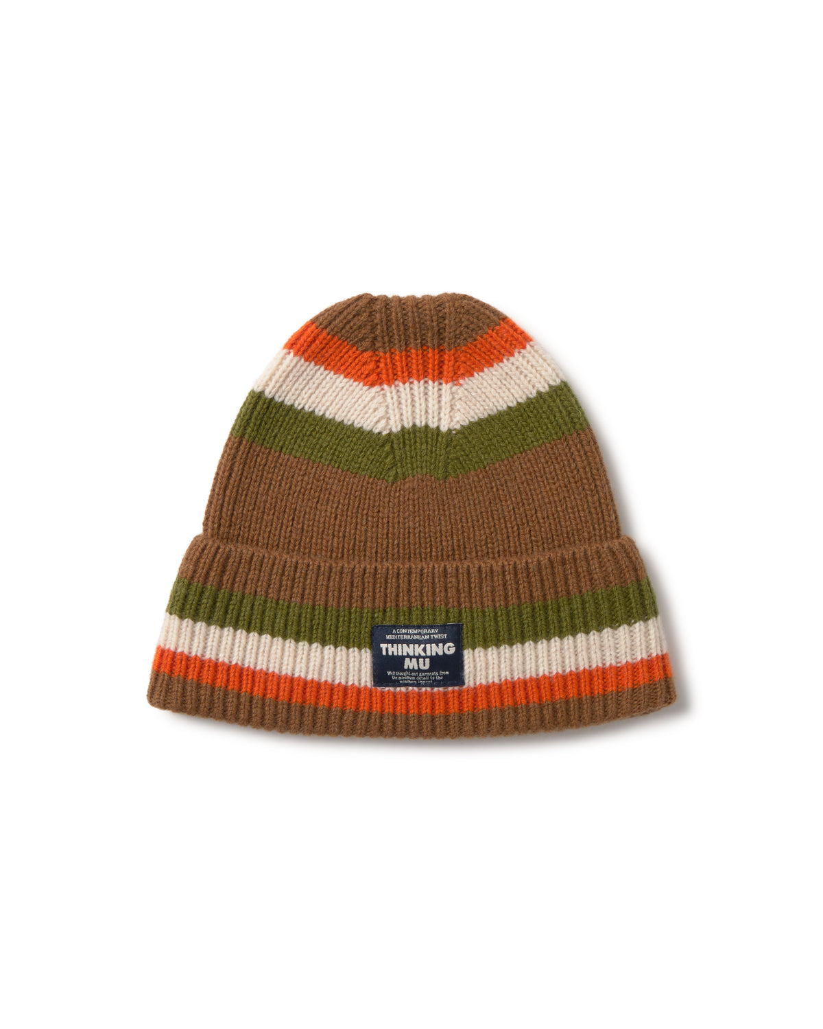 Gorro lana rayas Amor sostenible silueta - 1