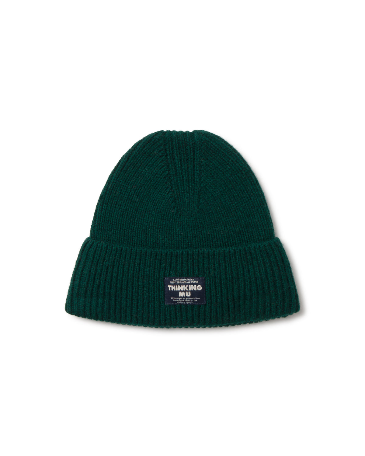 Gorro lana verde Amor sostenible silueta - 1