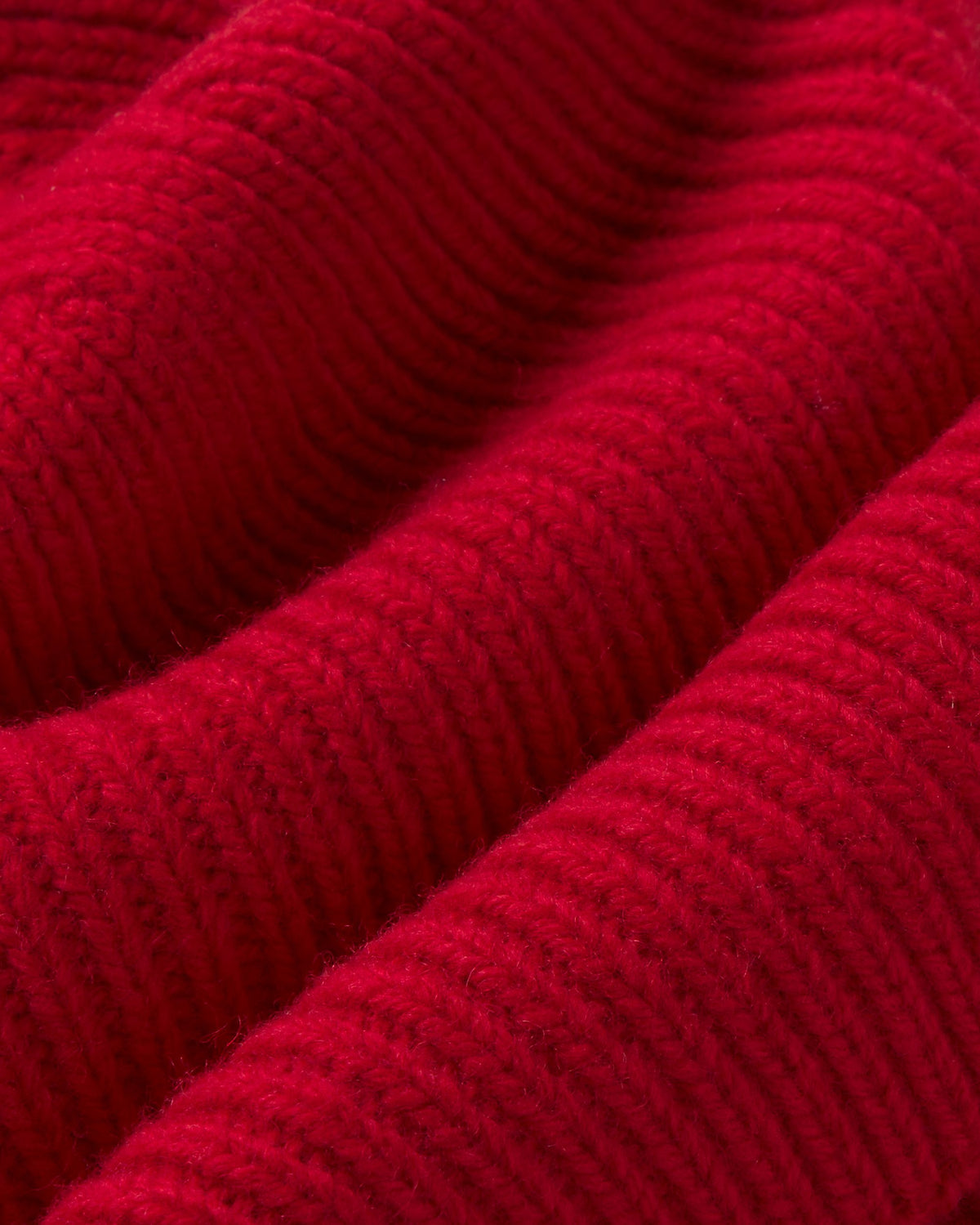 Gorro lana rojo Amor sostenible silueta - 3