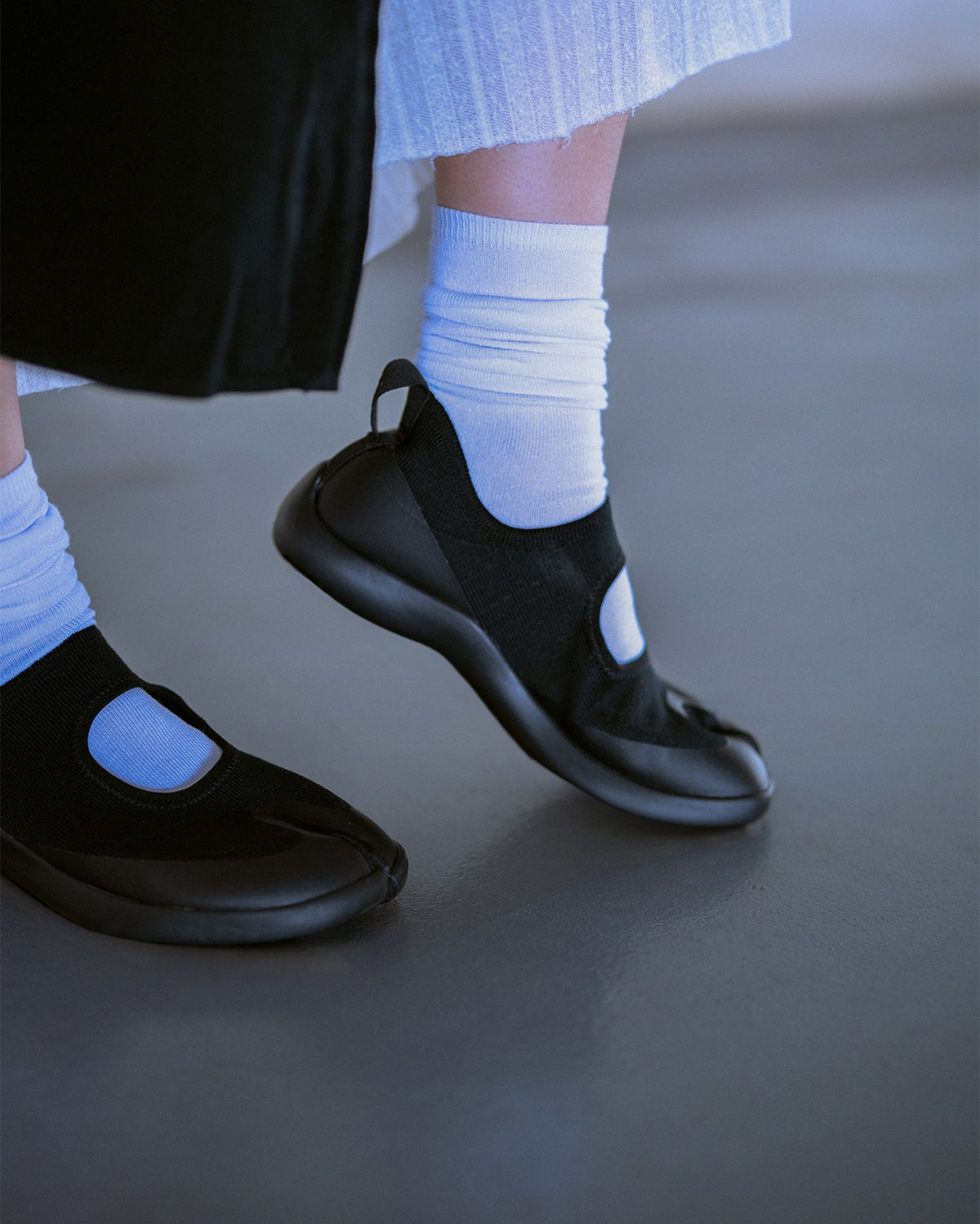 Sandalias negras Tabi
