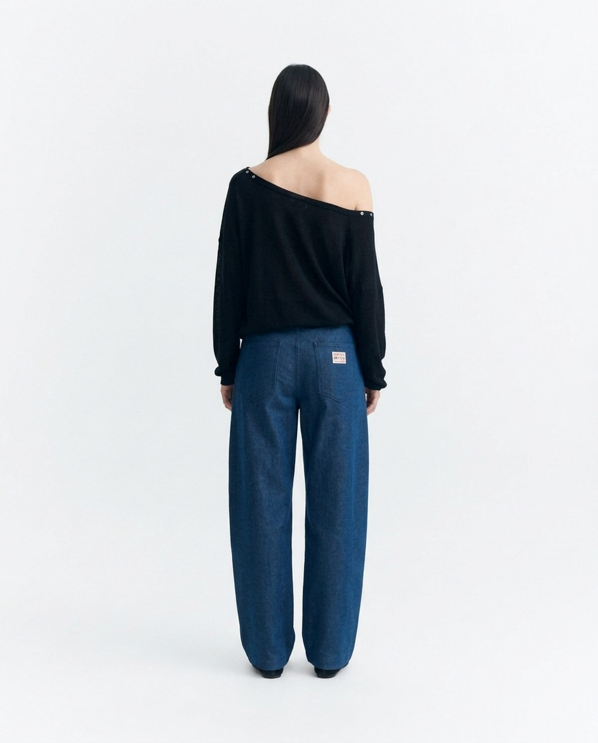 Jeans barrel tinte natural  indigo Marissa