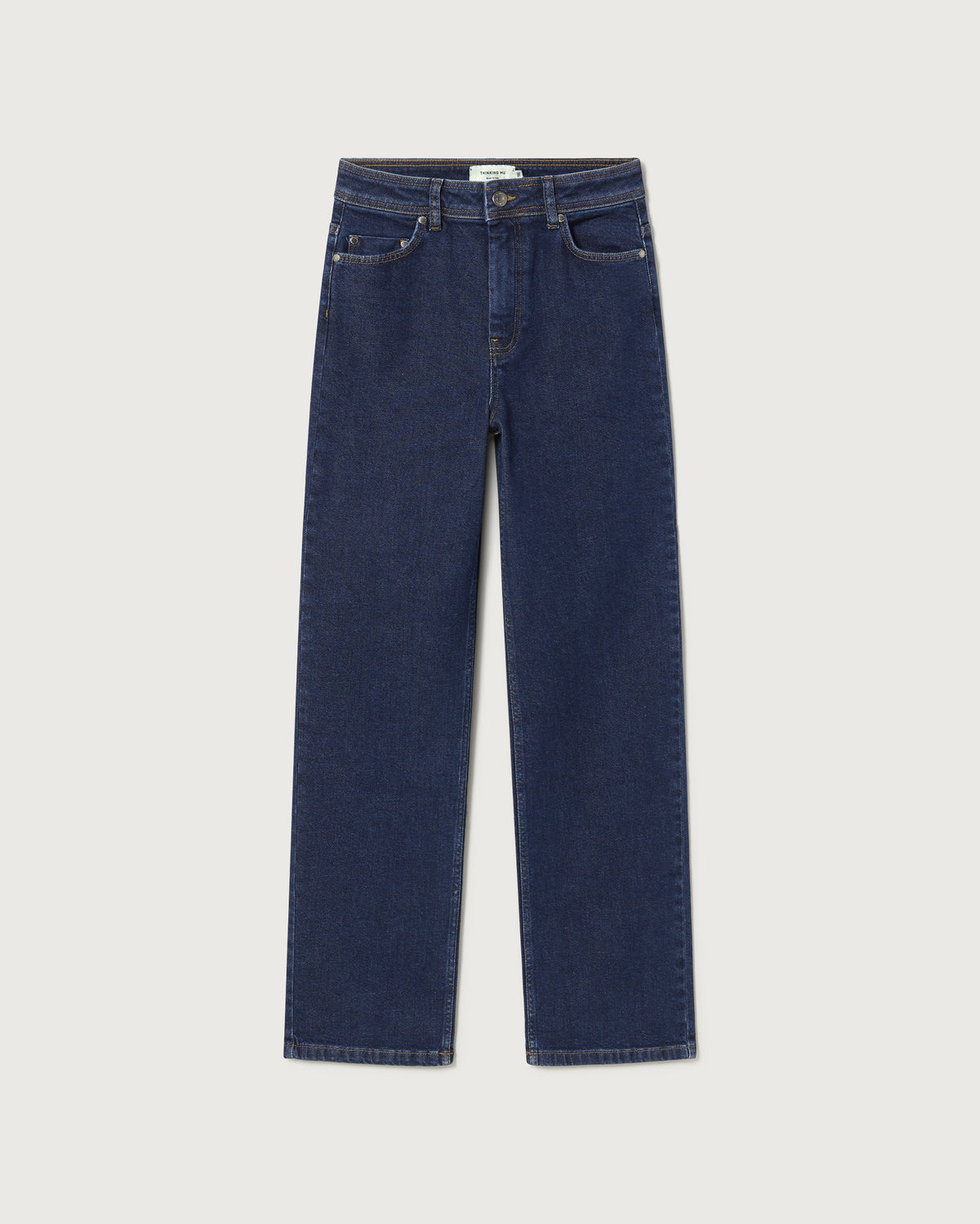 Pantalón dark clean denim Theresa sostenible  - silueta 1